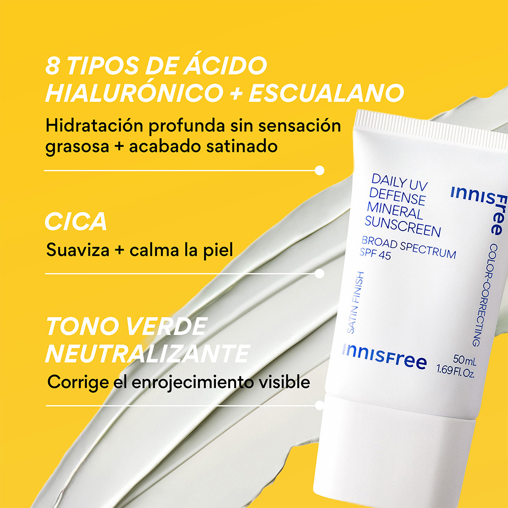 DAILY UV DEFENSE MINERAL SUNSCREEN BROAD SPECTRUM SPF 45 (BLOQUEADOR SOLAR MINERAL DEFENSA UV DIARIA DE AMPLIO ESPECTRO)
